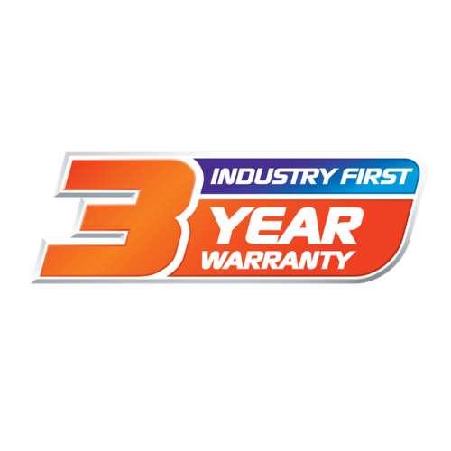 Three Year Warranty