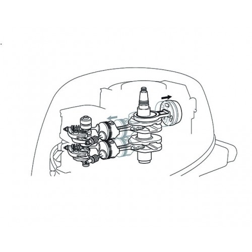 432cc Two-Cylinder High Thrust