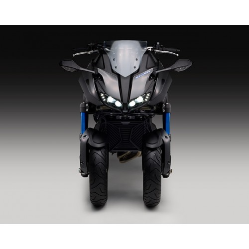 Sporty and lightweight cowl with dual LED headlights