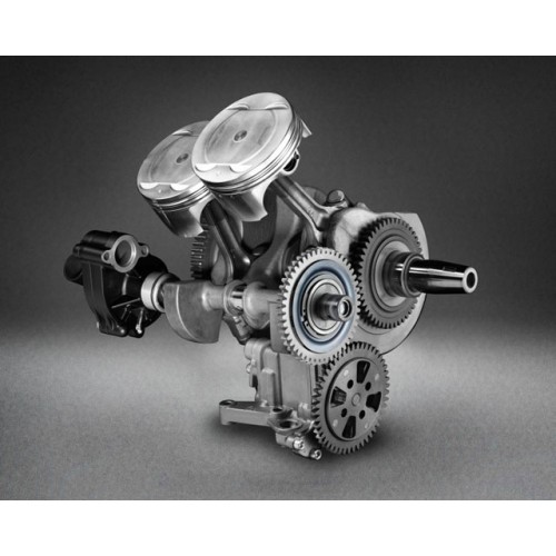 Compact parallel twin